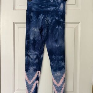 Electric & Rose Navy and Light Pink Leggings